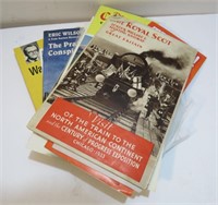 Estate Lot Railway Related Booklets Photos Books