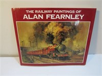 Railway Paintings of Alan Fearnley Train Book HC