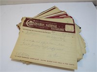 Large Lot 1950 Canadian National Telegraph Forms