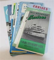 1940-70's Ontario Cruise Ship & Ferrie Brochures