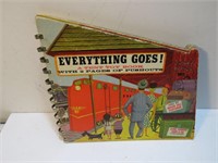 1951 Everything Goes Vintage Childrens Tent Book