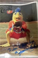 San Diego Chicken Signed Picture