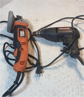 Black/Decker Grinder & Craftsman Drill