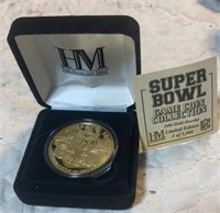 Highland Mint Super Bowl XXIX 24K Overlay Coin