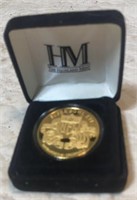 Highland Mint Super Bowl XVI 24K Overlay Coin