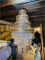 shell chandelier - 24" long - no wiring