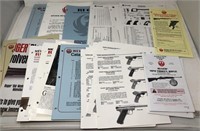 Lot of Vintage Ruger Gun Catalogs Ephemera