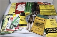 Lot of Vintage Chainsaw Catalogs