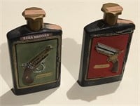 2 Bottles of Ezra Brooks Guns Firearms