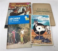 Lot of Vintage Archery Books 1940s-70s