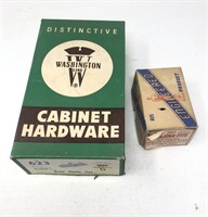 Lot of Vintage Hardware Cabinet & Door
