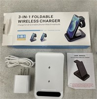 FOLDABLE 15W 3 IN 1 WIRELESS CHARGING STATION