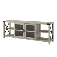 70IN FARMHOUSE METAL X TV STAND