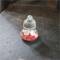 St Clair Glass Bell Shaped Paperweight