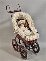 Doll in Babycarriage