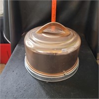 Mirror Copper Colored Aluminum Cake Taker