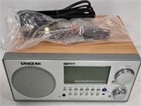 SANGEAN DIGITAL AM/FM TABLETOP RADIO (WALNUT) -