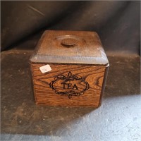 Wood Tea Canister