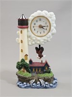 *Battery Operated Lighthouse & Cottage Clock