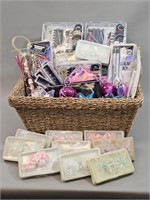 *Lot of Misc. Party/ Craft Items In Basket