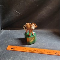 1950's Elsie Cow Push Puppet by Mespo Creation