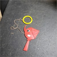 Vtg Pinocchio Plastic Ring Toss Game