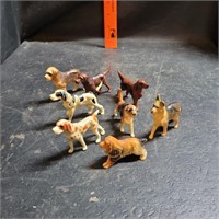 Vtg Toy Plastic Dogs
