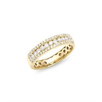 14KT Yellow Gold 0.70ctw Diamond Ring