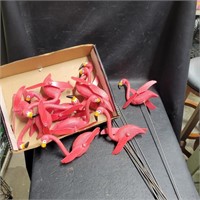 Pink Flamingo Whirly Gigs