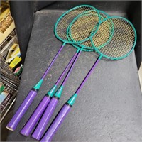 4 Sportscraft Badmitton Racquets