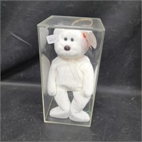 1998 TY Halo Beanie Baby in Plastic Case