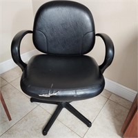 2 Leather Chairs with Reclining Backrest