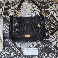 Michael Kors Leather Purse - snake skin texture wi