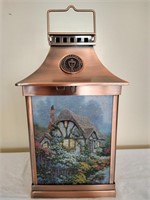 Thomas Kincaide Brass Candle Lantern
