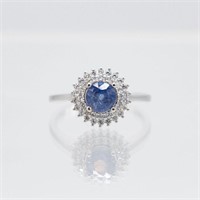 Beautiful 2 Ct. Natural Blue Sapphire Ring