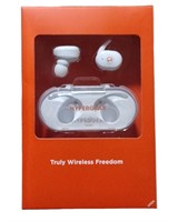 Compact earphones white color by Hyper Gear