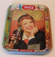Vintage Coke Metal Tray 13"X 10.5"