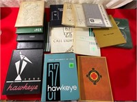 Vintage Hawkeye Yearbooks