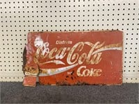 Old Coca-Cola Sign 2-Sided