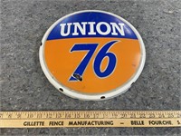 Union 76 Porcelain Button Sign
