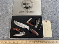 Engraved Winchester Knife Set