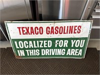 Old & Original Texaco Gasoline Sign