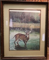 R.J. McDonald Signed & Numbered Deer Print