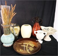Collection of Vases & Decorative Bowl