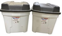 (2) 25 Gallon Container with Lid