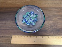Elwood Indiana Glass Paperweight