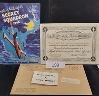 1946 Captain Midnight Manual Secret Squadron Kit