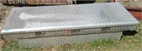 Aluminum diamond plate pickup toolbox