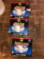 (3) Motion Security Lights