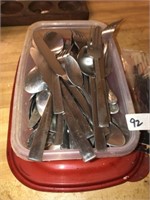 Container of Flatware